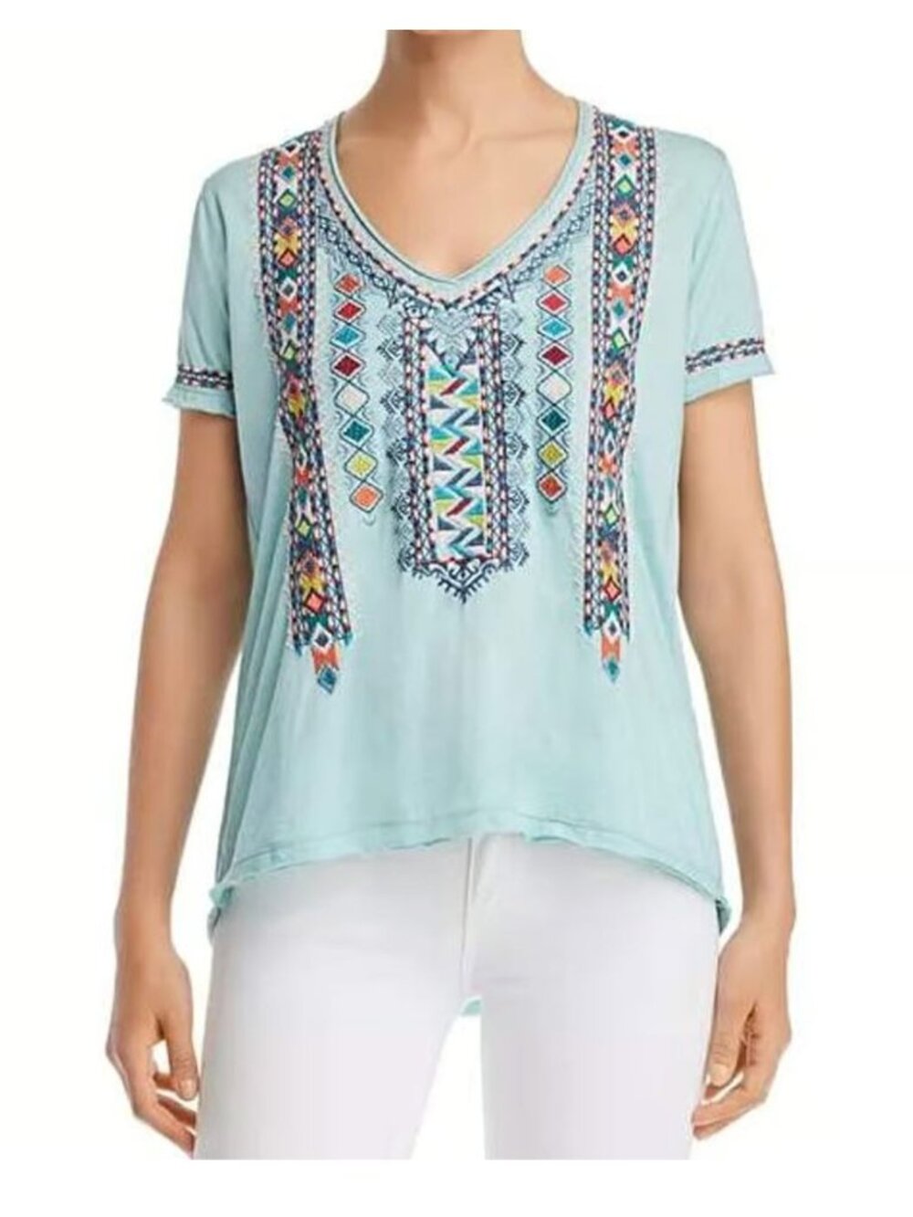 Johnny Was Amaris Everyday Tee - Size XS